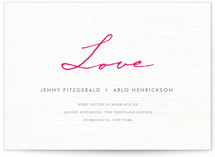 Simply in Love Wedding Announcements