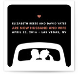 just married Wedding Announcements