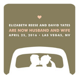 just married Wedding Announcements