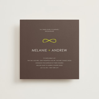 Infinite Wedding Announcements