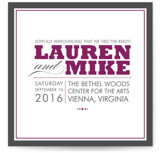 COCKTAIL HOUR Wedding Announcements