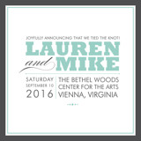 COCKTAIL HOUR Wedding Announcements