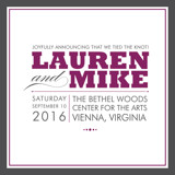 COCKTAIL HOUR Wedding Announcements