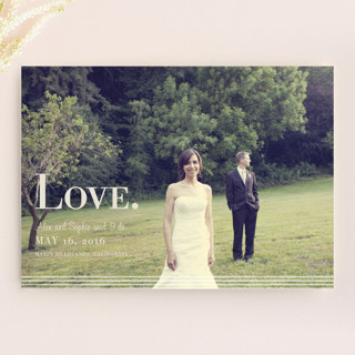 Nostalgia Wedding Announcements