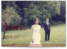 Nostalgia Wedding Announcements