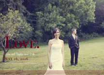 Nostalgia Wedding Announcements