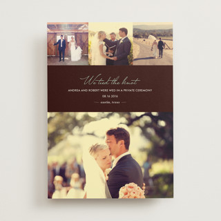Chic Wedding Announcements