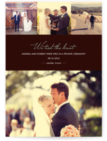 Chic Wedding Announcements