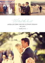 Chic Wedding Announcements