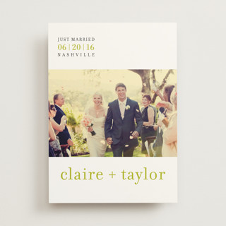 float + celebrate Wedding Announcements