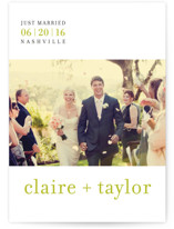float + celebrate Wedding Announcements