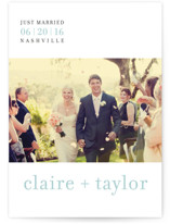 float + celebrate Wedding Announcements