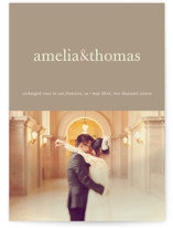Pop of Color Wedding Announcements