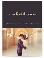 Pop of Color Wedding Announcements