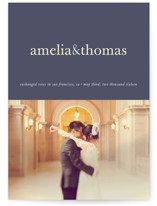 Pop of Color Wedding Announcements
