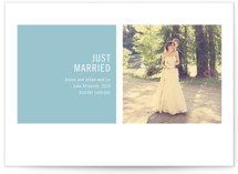 Modern Geometric Wedding Announcements
