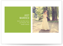 Modern Geometric Wedding Announcements