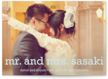 Happy Everything Wedding Announcements