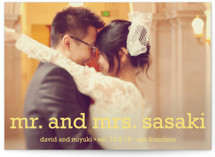 Happy Everything Wedding Announcements
