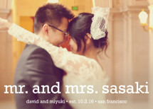 Happy Everything Wedding Announcements