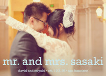 Happy Everything Wedding Announcements