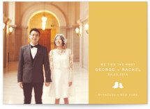 Sweet and Simple Wedding Announcements