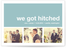 Modern Joy Wedding Announcements