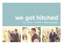 Modern Joy Wedding Announcements