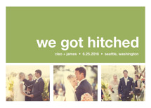 Modern Joy Wedding Announcements