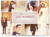 Bowtie Wedding Announcements