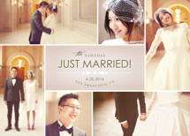 Bowtie Wedding Announcements
