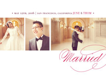 Love & Happiness Wedding Announcements