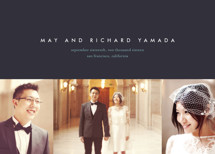 High Style Wedding Announcements