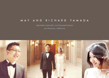 High Style Wedding Announcements