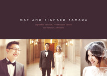 High Style Wedding Announcements