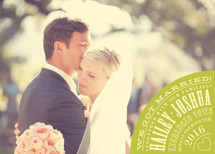 Vintage Typography Poster Wedding Announcements