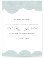 Pearls on a String Wedding Announcements