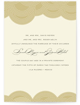 Pearls on a String Wedding Announcements