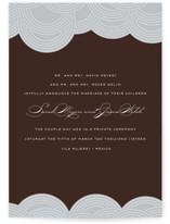 Pearls on a String Wedding Announcements