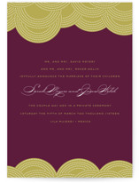 Pearls on a String Wedding Announcements