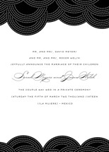 Pearls on a String Wedding Announcements