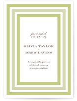 Float + Sweetie Stripe Wedding Announcements
