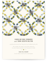 Quilted Wedding Announcements