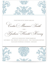 Float + Bridal Brocade Wedding Announcements