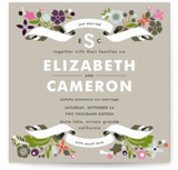 Banner and Branches Wedding Announcements