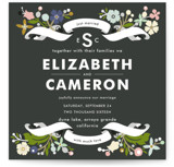 Banner and Branches Wedding Announcements