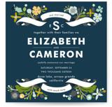 Banner and Branches Wedding Announcements