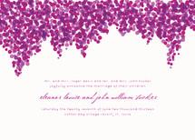 Bougainvillea Wedding Announcements