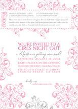 Recipe Bachelorette Party Invitations