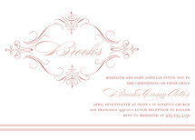 French Vintage Baptism and Christening Invitations